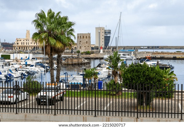 CEUTA, SPAIN - OCTOBER 08, 2022: Ceuta\
Traditional Architecture in a Spanish Enclave in Africa. Ceuta\
Shares a Border with Morocco. Spain. Africa.\
