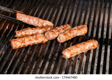 Cevapcici - Minced Meat - On A Grill 