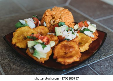 Ceviche And Tostones For Dinner