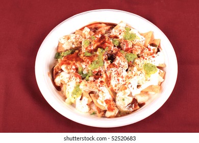 Chaat Papri A Very Spicy Indian Punjabi Appetizer