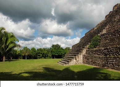 Chacchoben Mayan Ruins In Mexicos Costa Maya.