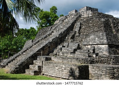 Chacchoben Mayan Ruins In Mexicos Costa Maya.