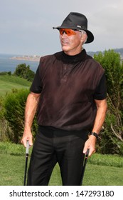 Chad Everett Playing Golf At The LAPD Annual Golf Tournament At Trump National Golf Course In Rancho Palos Verdes, CA On August 1, 2009