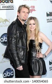 Chad Kroeger And Avril Lavigne At The 2013 Billboard Music Awards Arrivals, MGM Grand, Las Vegas, NV 05-19-13