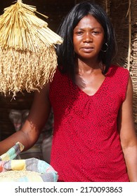 Chad, Sahel, Africa, December 21 2016, Portrait Of A Woman In Chad