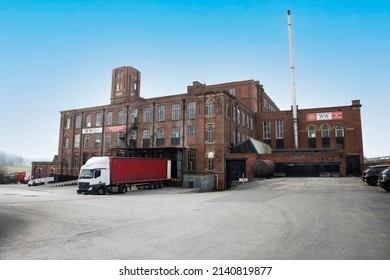 Chadderton, Manchester, UK - March 28, 2022: The Swan Cotton Spining Mill, Chadderton