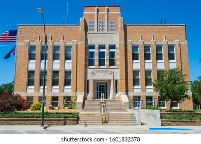 Chadron, Nebraska - July 25, 2014: The Dawes County Courthouse