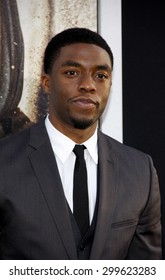 Chadwick Boseman at the "42" Los Angeles Premiere at TCL Chinese Theater on April 9, 2013 in Hollywood, California.  