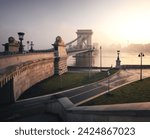 Chain Bridge in the morning, Budapest, Hungary