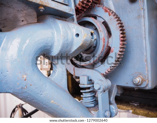 Chain\
gear and motor of boiler systems in power\
plant.