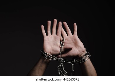 Male Prisoner Handcuffed Family Paper Fold Stock Photo 1121522276 ...