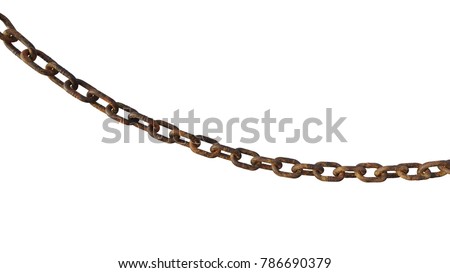 Chain with Heavy Rust 