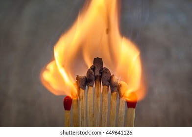 The Chain Reaction Of Matches And Flammable .