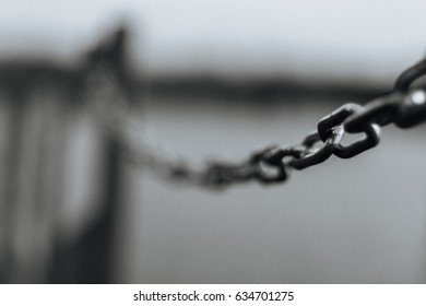 A Chain That Goes Into The Distance, As A Symbol Of Our Life.
Which In The Beginning Of The Path Is So Clearly Visible, But The Further We Look Into The Future, The Less We Can Predict Any Outcome.