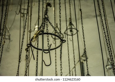 Chains from the ceiling