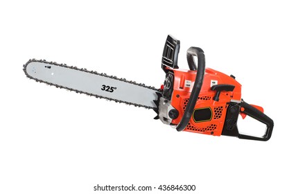 Chainsaw. Isolated