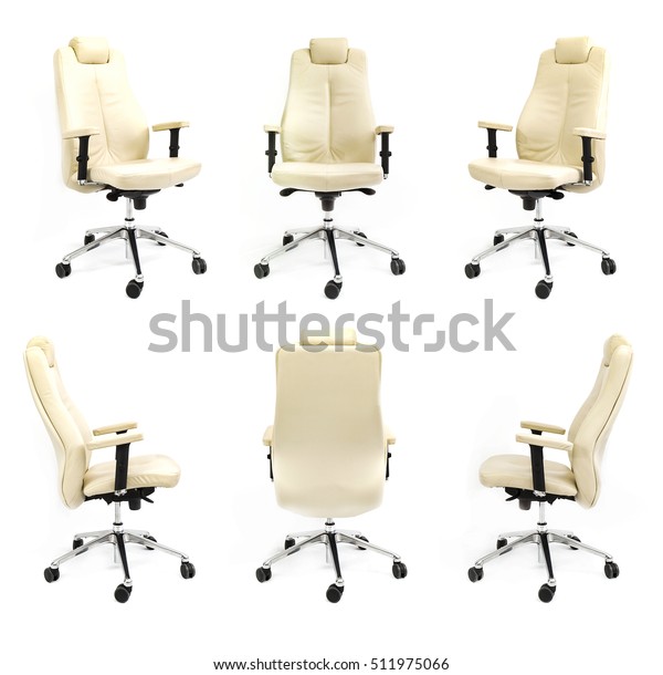 Chair Back Front Side Armchair White Stock Photo Edit Now 511975066