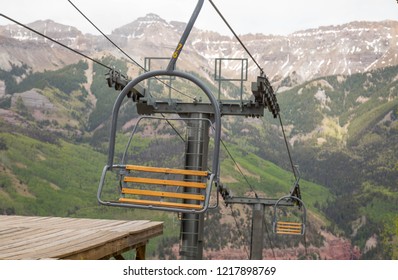 Chair Lift Over Telluride, Colorado