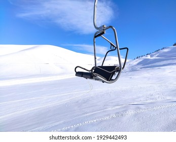 Chair Lift At The Ski Resort