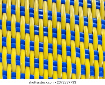 A chair made from plastic.