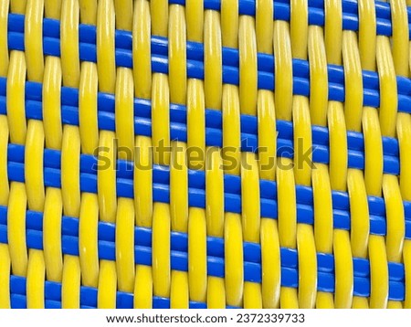 A chair made from plastic.