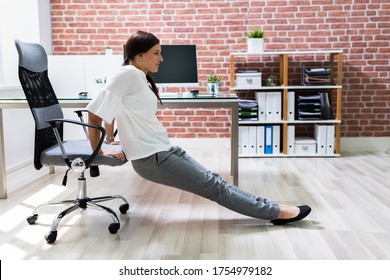 Chair Office Dip Exercise Triceps Dips At Desk