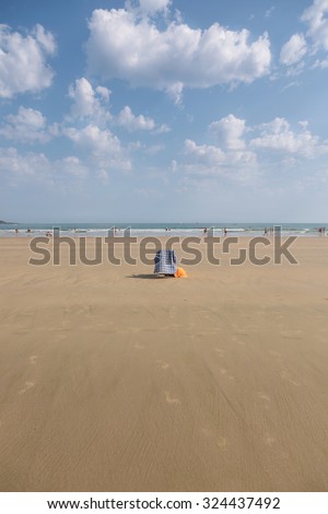 Similar – costa Sunbathing Beach