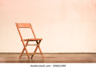 Chair On Theatre Stage