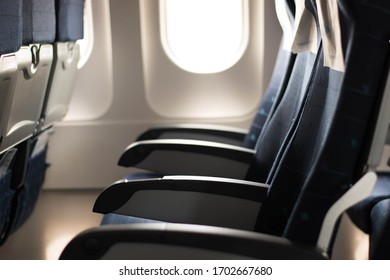 Chair For Passengers To Sit On An Airplane