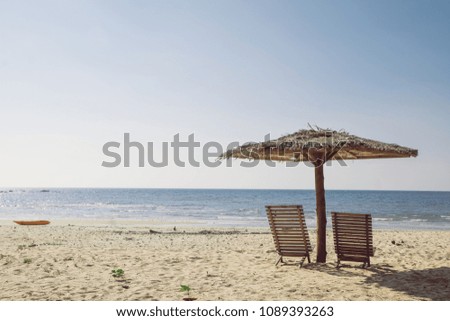 Similar – Sunshades on the beach