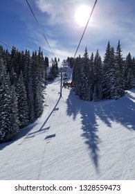 Chairlift Photo In Vail Colorado.