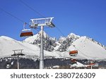 Chairlift in Tatranska Lomnica. Slovakia