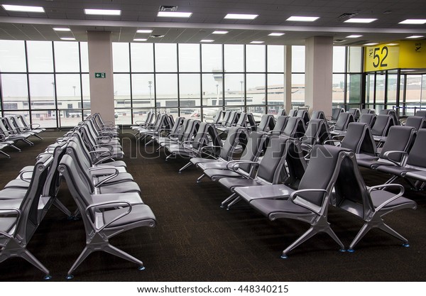 Chairs Airport Lounge Airport Lobby Waiting Stock Photo (Edit Now ...