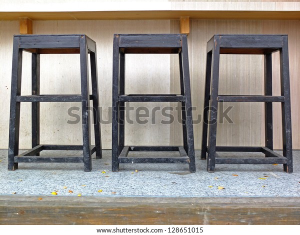 Chairs Japanese Restaurant Stock Photo (Edit Now) 128651015