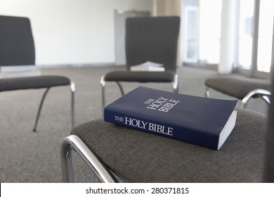 Chairs Laid Out For Bible Study Group
