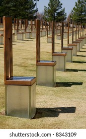 Chairs At Oklahoma City National Memorial