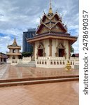 Chaiya Mangalaram Thai Buddhist Temple. Buddhist temple. George Town, Malaysia