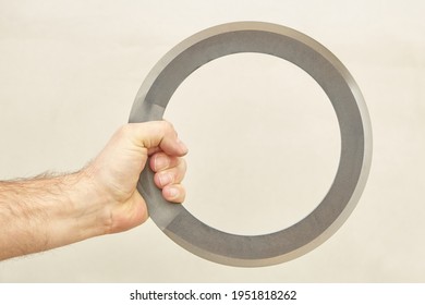 Chakram Grip Used For Cutting Hit In Defensive Combat