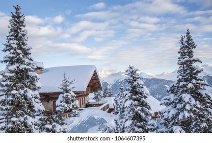 Chalet Courchevel Snow Winter Travel Ski Resort