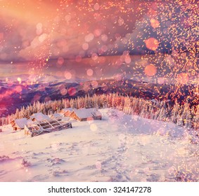 Chalet Montagne Noel Stock Photos Images Photography Shutterstock