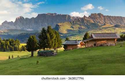 Chalets At Seiser Alm, South Tyrol, Italy