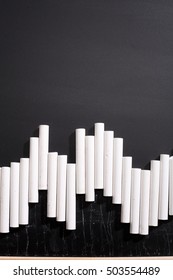 chalk arrange in the graph 