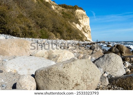 Similar – Foto Bild Kap Arkona-Kreide und Geschiebemergel Steilküste Halbinsel Wittow Norden  Insel Rügen