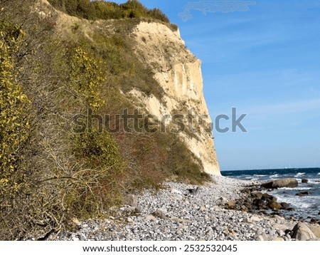 Similar – Foto Bild Kap Arkona-Kreide und Geschiebemergel Steilküste Halbinsel Wittow Norden  Insel Rügen