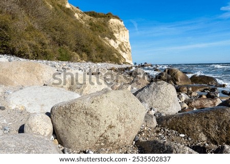 Similar – Foto Bild Kap Arkona-Kreide und Geschiebemergel Steilküste Halbinsel Wittow Norden  Insel Rügen