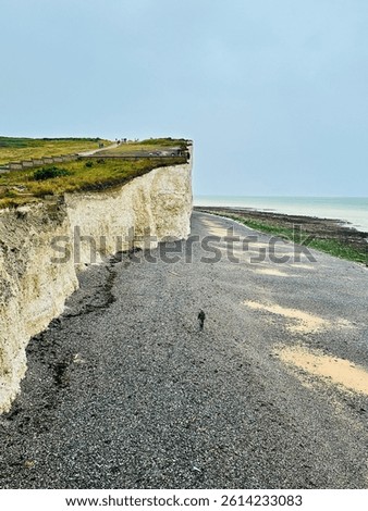 Chalk cliffs of Dover England