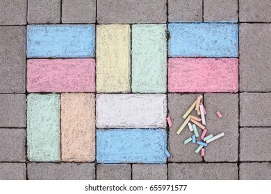 Chalk drawing 