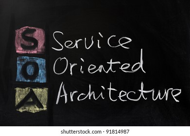 Chalk Drawing - SOA, Service Oriented Architecture