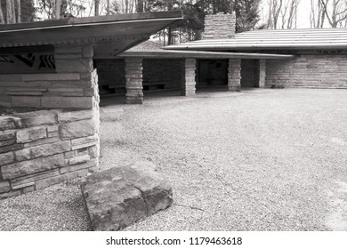 Chalk Hill, PA - 03/21/2015: Kentuck Knob. Architect Frank Lloyd Wright. Built 1954