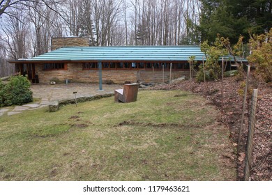 Chalk Hill, PA - 03/21/2015: Kentuck Knob. Architect Frank Lloyd Wright. Built 1954